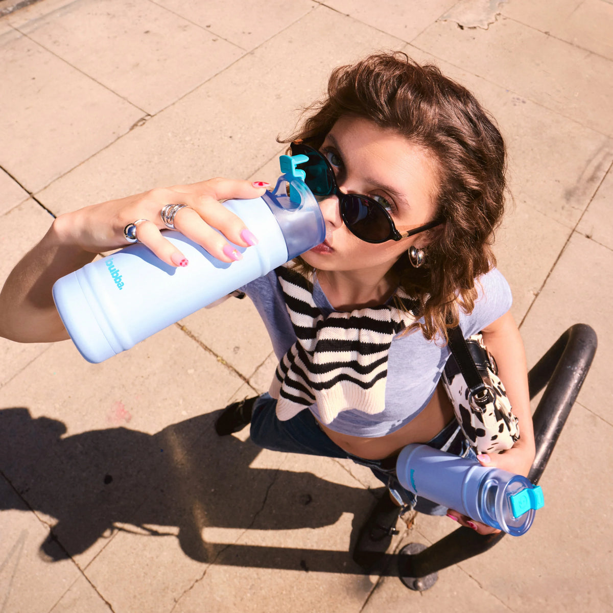bubba 24 oz DualSip Insulated Stainless Steel Water Bottle - Mood Booster - US 5951